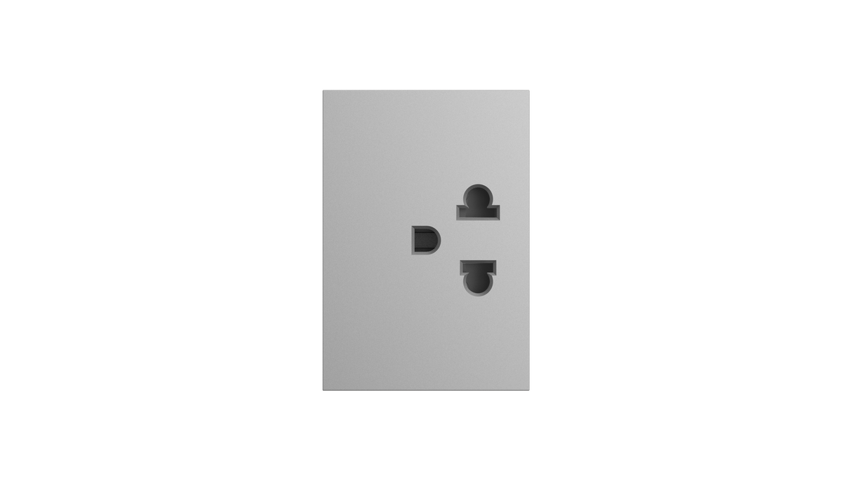 MU01Z103 1-Gang US Standard 3-Pole Socket, Functional Unit