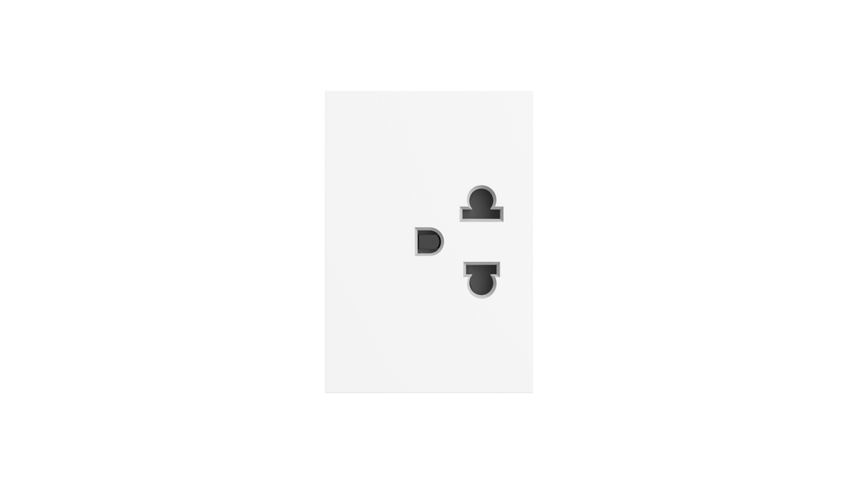 MU01Z103 1-Gang US Standard 3-Pole Socket, Functional Unit