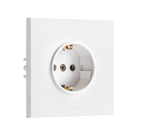 GG32Z104A 1-Gang German Standard 3-Pin Outlet (No Shutter)