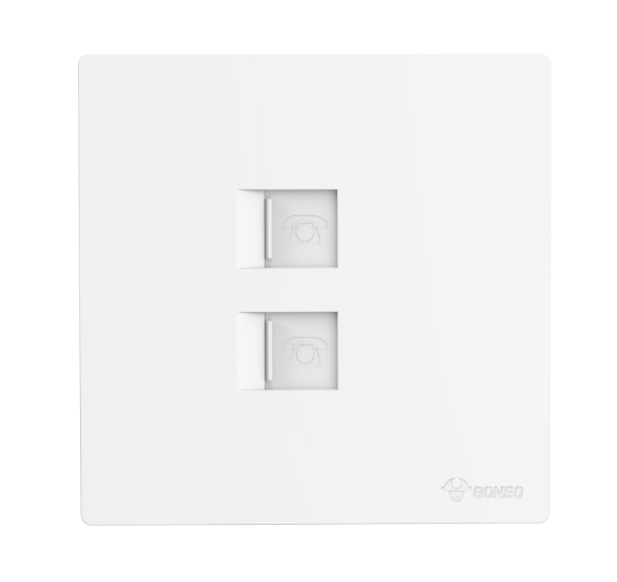 GG37T211 White - Outlet Telephone 2 Lubang