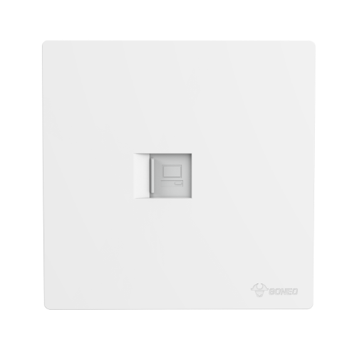 GG37T102 White - 1 Gang Computer Outlet