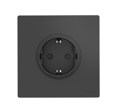 GG37Z103 Dark Grey - 1-Gang 3-Pole Wall Socket