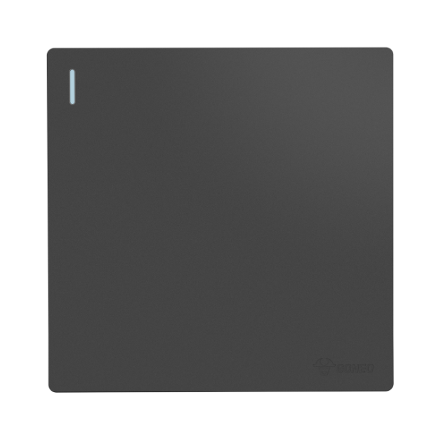 GG37K111 Dark Grey - 1 Gang 1 Way Switch