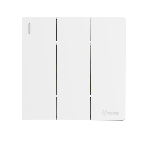 GG37K312 White - 3 Gang 2 Way Switch