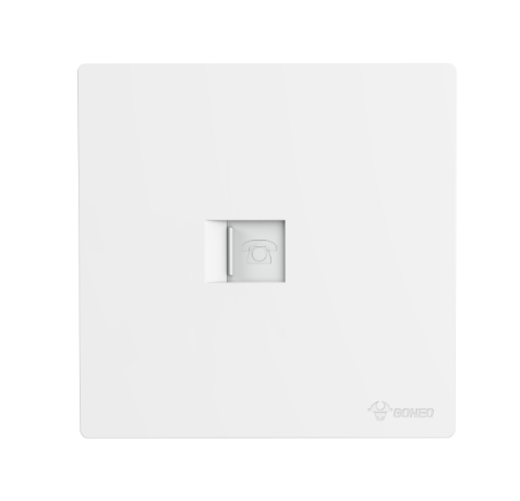 GG37T101 White - 1 Gang Telephone Outlet