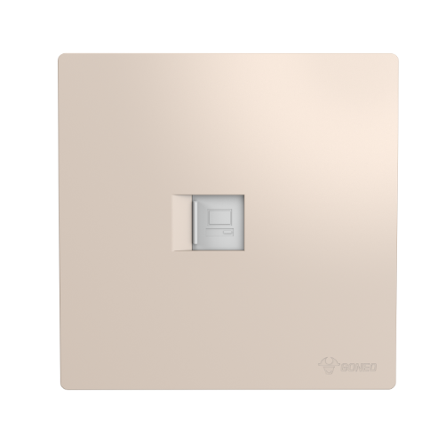 GG37T102 Gold - 1 Gang Computer Outlet