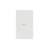 U7K115 1-Gang Doorbell Switch, Functional Unit (White/TH) L24