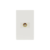 U7T103 1-Port TV Socket, Functional Unit (White/TH) L24