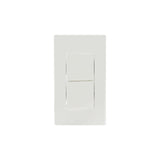 G34K172A Vertical Panel Mounting Bracket Assembly, 2-Gang (White/TH)