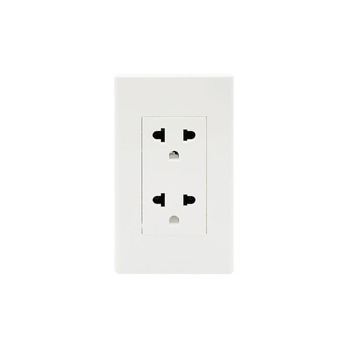 U7Z233A 2-Gang US Standard 3-Pole Integrated Socket, Functional Unit (White/TH) 16A, L72