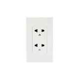 U7Z233A 2-Gang US Standard 3-Pole Integrated Socket, Functional Unit (White/TH) 16A, L72