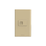 U7T101 1-Port Telephone Socket, Functional Unit (4-Core/White/TH) L24