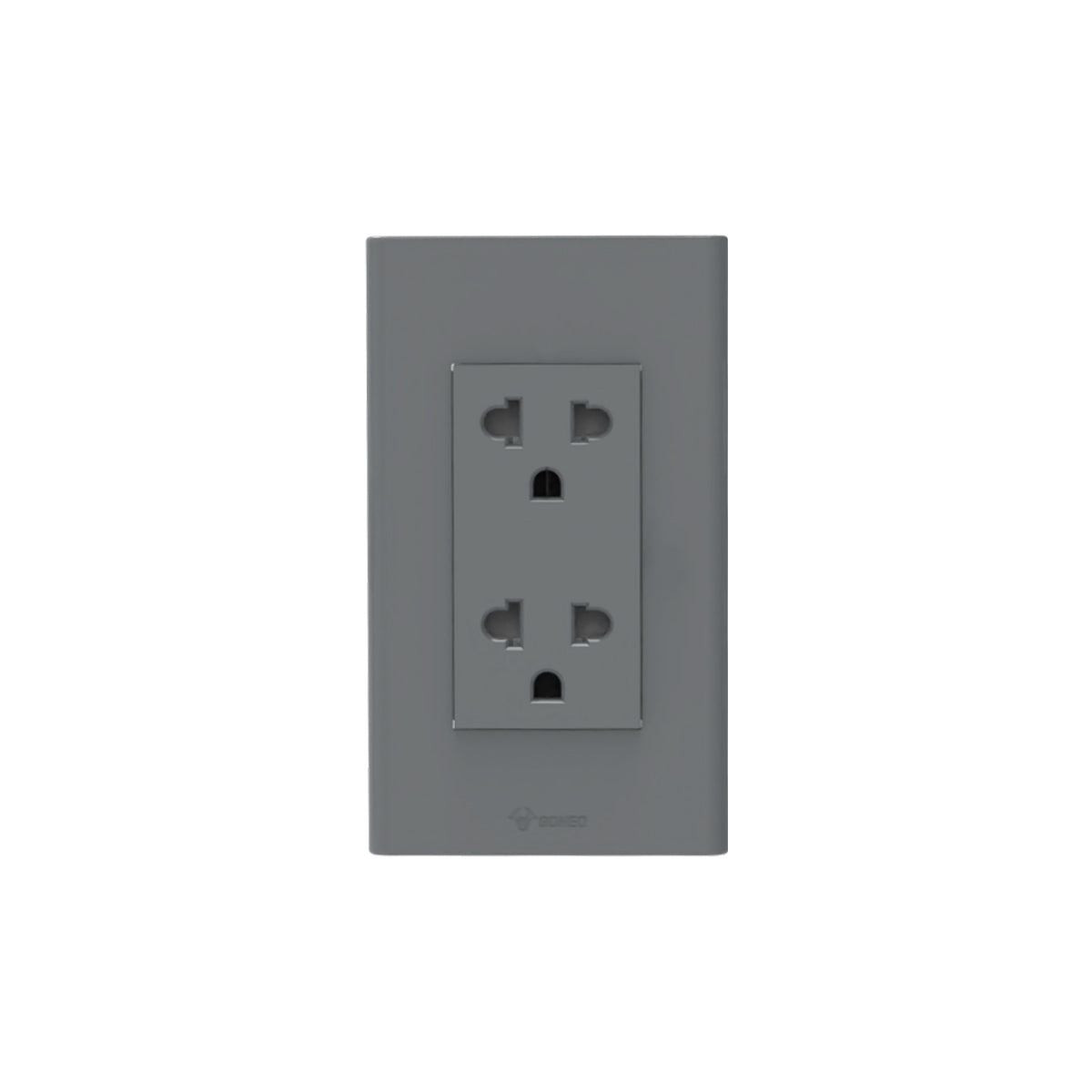 U7Z233A 2-Gang US Standard 3-Pole Integrated Socket, Functional Unit (White/TH) 16A, L72