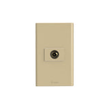 U7T103 1-Port TV Socket, Functional Unit (White/TH) L24