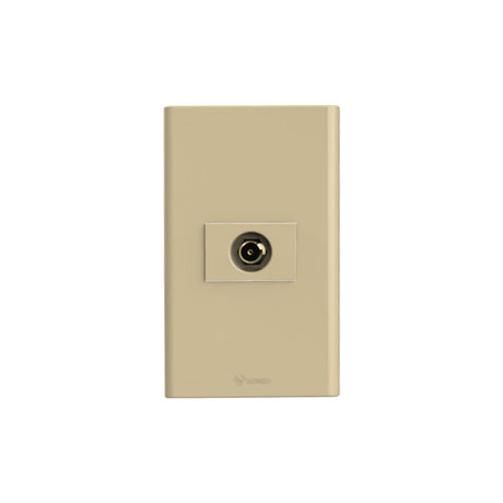 U7T103 1-Port TV Socket, Functional Unit (White/TH) L24