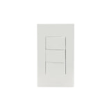 U7K312 3-Gang Two-Way Switch, Functional Unit (White/TH) 16A, L24