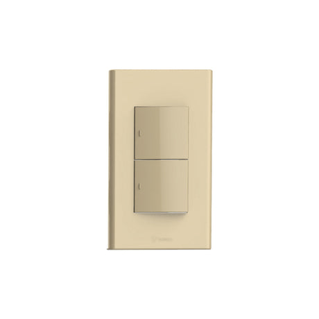 G34K172A Vertical Panel Mounting Bracket Assembly, 2-Gang (White/TH)