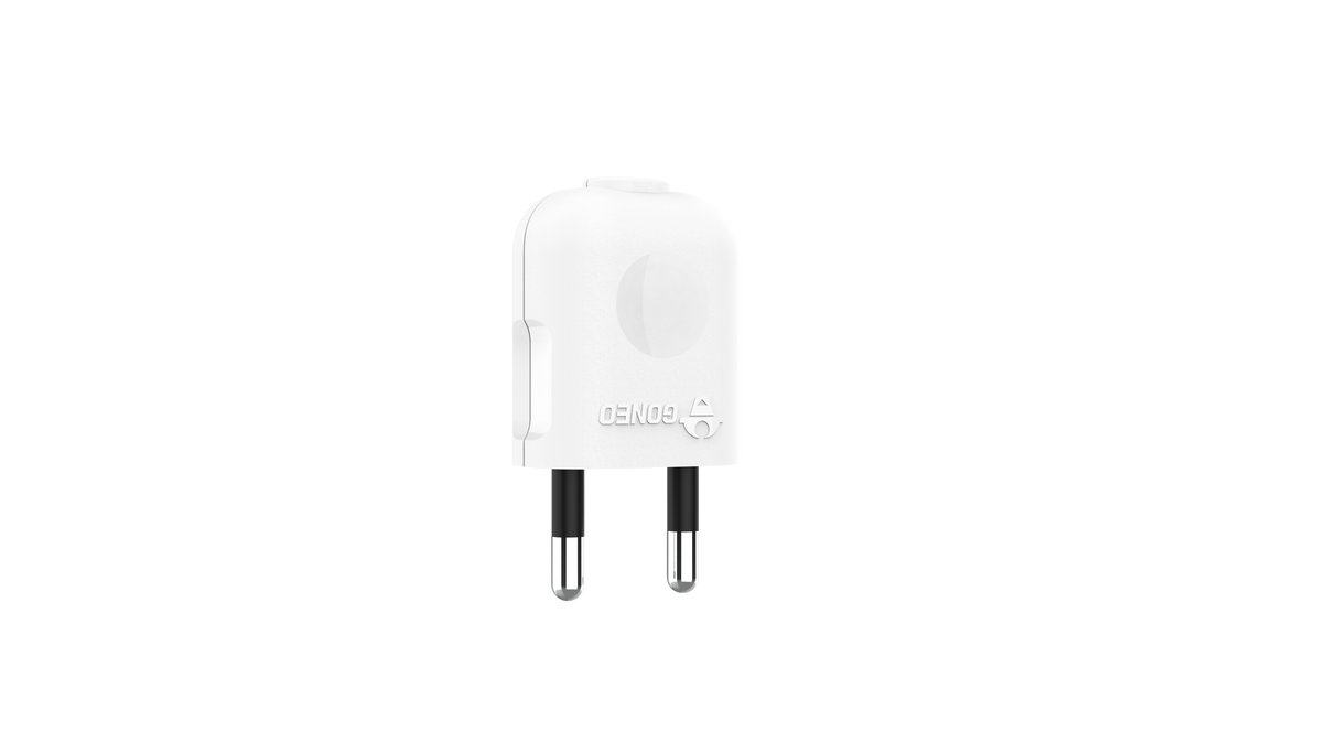 TH PiyT16L1 Candy Bag White 2-Pole Detachable Plug (GONEO) E0