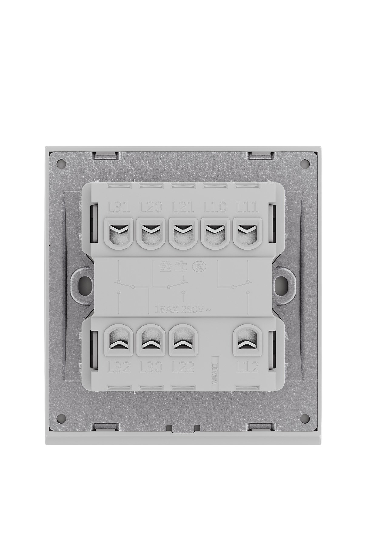 G67K312 3-Gang Two-Way Switch