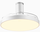 F20A 42-Inch Tianshan White Invisible Blades DC Ceiling Fan Light, 71W (1 Unit/Box)