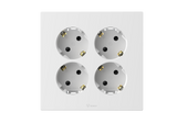 4 Gang Schuko Socket
