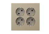 4 Gang Schuko Socket