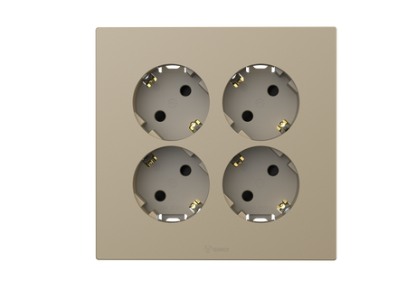 4 Gang Schuko Socket