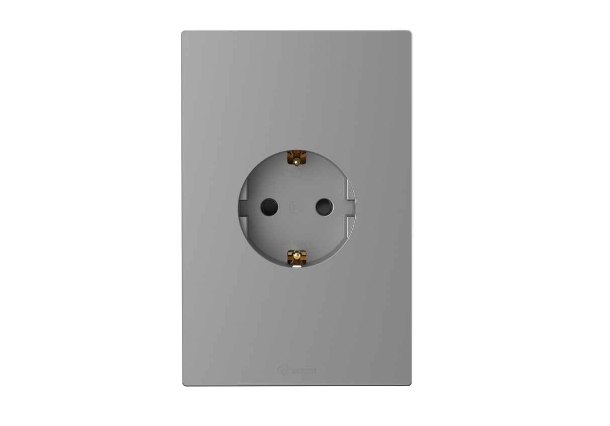 1 Gang Schuko Socket