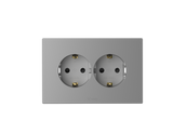 2 Gang Schuko Socket