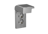 2 Gang Schuko Socket with Waterproof