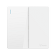 GG37K211 White - 2 Gang 1 Way Switch