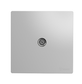 GG37T103 Light Grey - 1 Gang TV Cable Outlet
