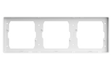 GG37K386 White - 3-Gang Blank Panel