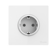 GG37Z103 White - 1-Gang 3-Pole Wall Socket