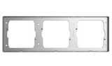 GG37K386 Light Grey - 3-Gang Blank Panel