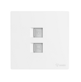 GG37T212 White - Telephone & Computer Outlet