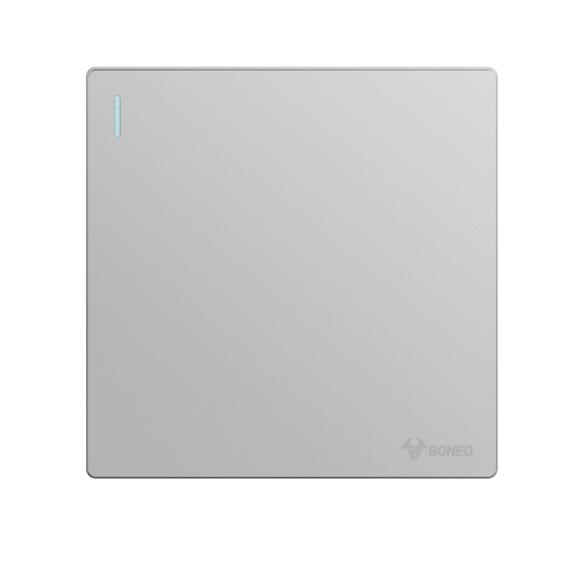 GG37K134 Light Grey - 1-Gang Midway Switch