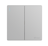 GG37K212 Light Grey - 2 Gang 2 Way Switch