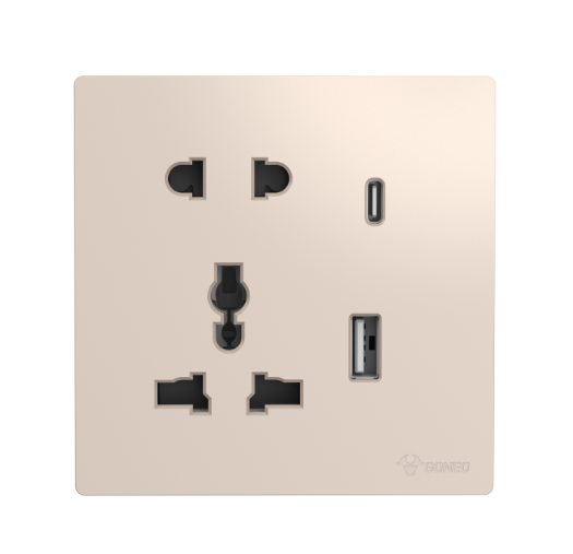 GG37E537 Gold - Socket Universal & USB