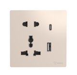 GG37E537 Gold - Socket Universal & USB
