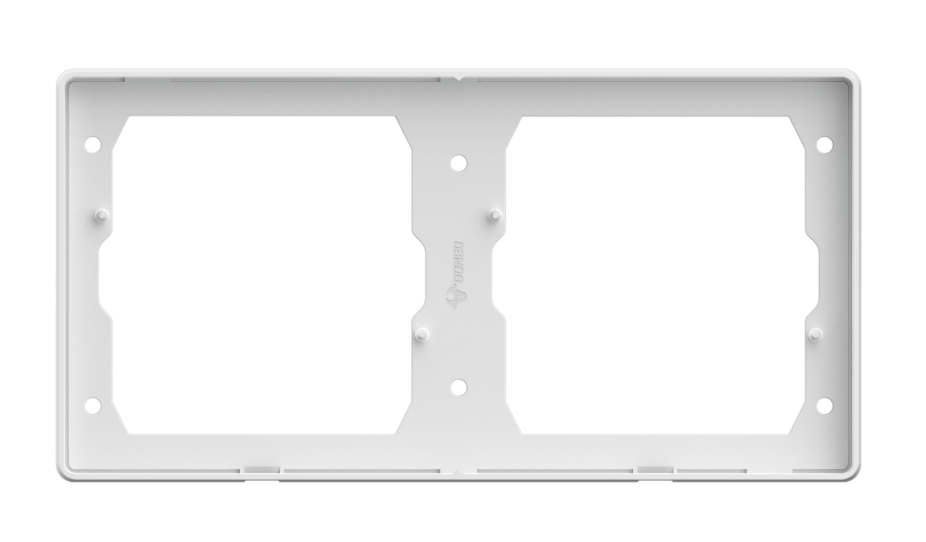 GG37K286 White - 2-Gang Blank Panel