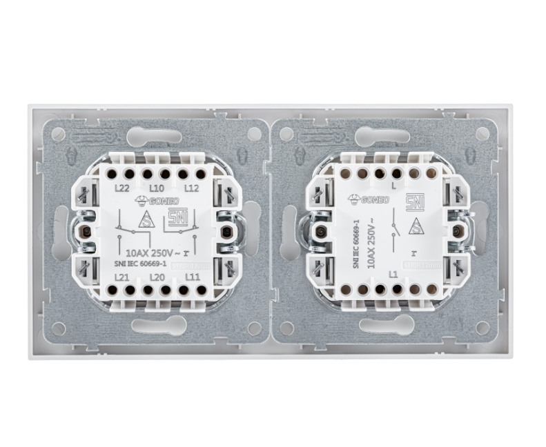 GG32K001 1-Gang 1-Pole + 2-Gang 2-Way Switch