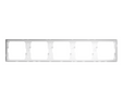 GG37K586 White - 5-Gang Blank Panel