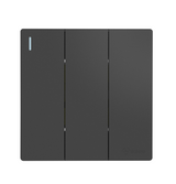GG37K311 Dark Grey - 3 Gang 1 Way Switch