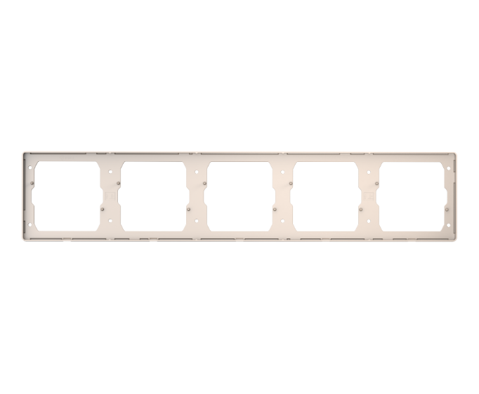 GG37K586 Gold - 5-Gang Blank Panel