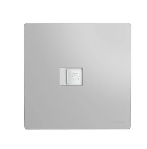 GG37T101 Light Grey - 1 Gang Telephone Outlet