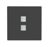 GG37T212 Dark Grey - Telephone & Computer Outlet