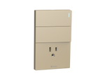 MG01E001 1 Gang Socket + 2 Gang 1 Way Illuminated Switch