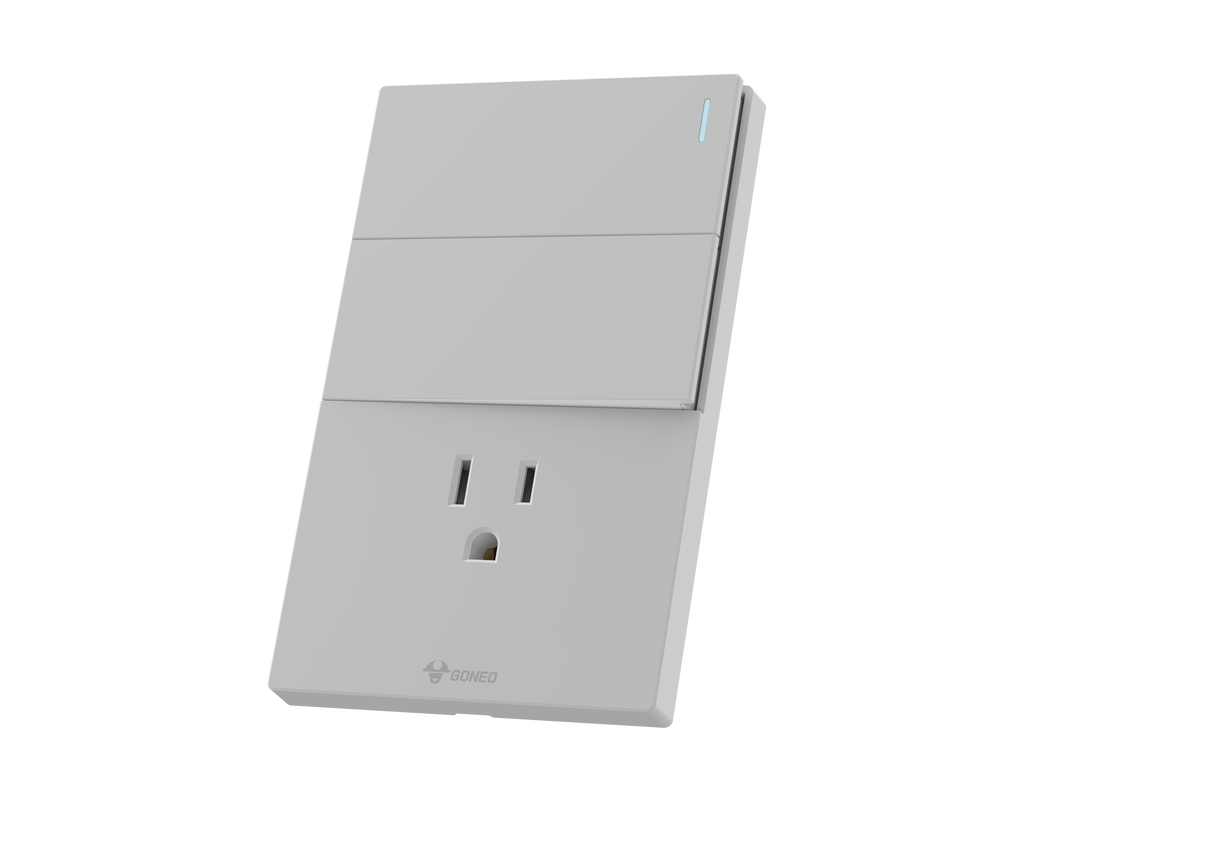 MG01E001 1 Gang Socket + 2 Gang 1 Way Illuminated Switch