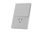 MG01E002 1 Gang Socket + 2 Gang 2 Way Illuminated Switch